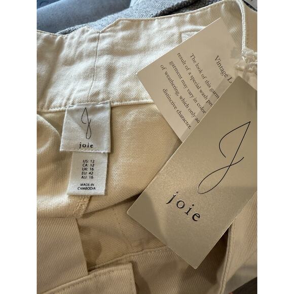 Joie Khaki Wide Leg Trouser Pants Women's Size 12 NWT - Picture 8 of 8